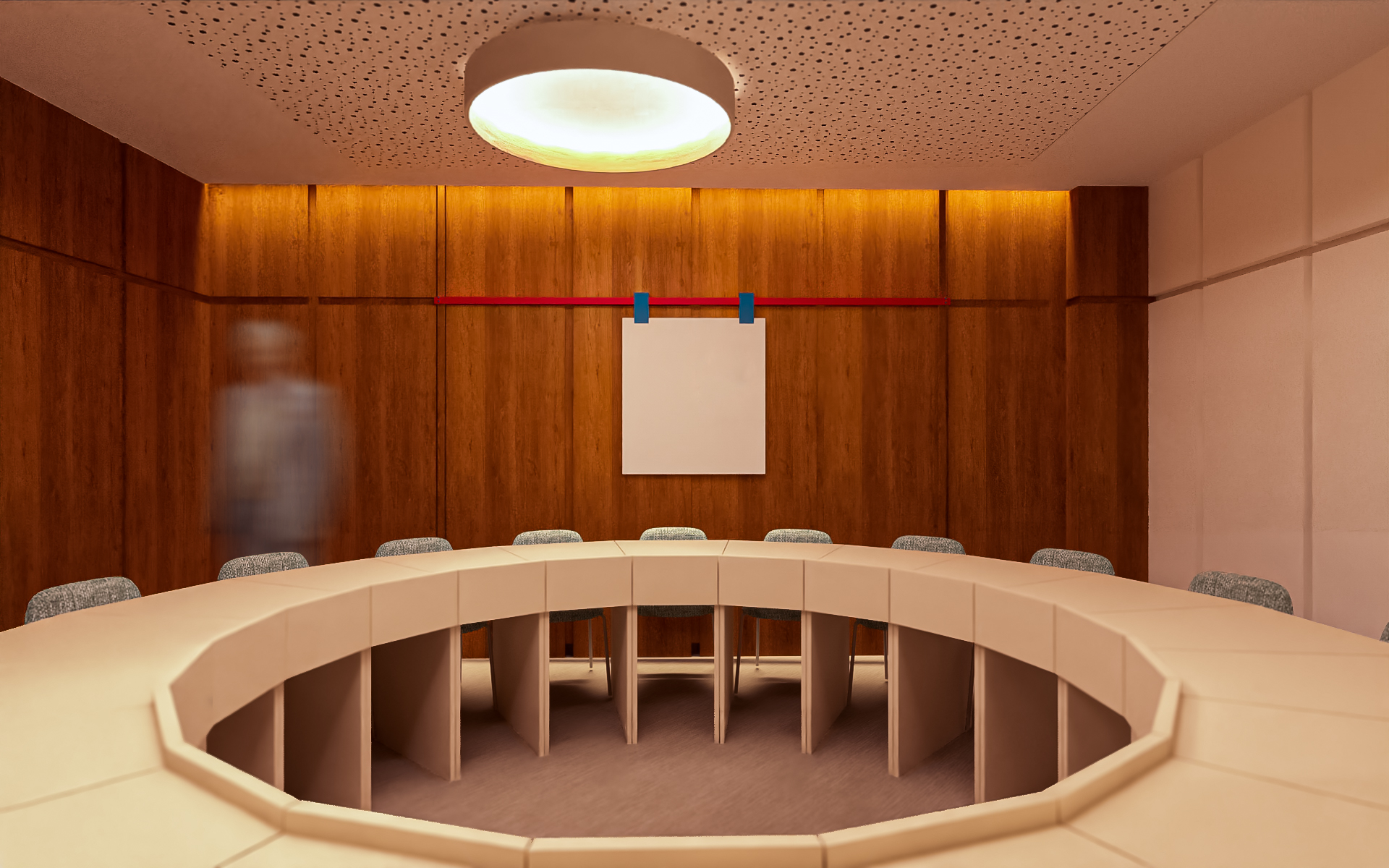 Sala ejecutiva — mesa principal