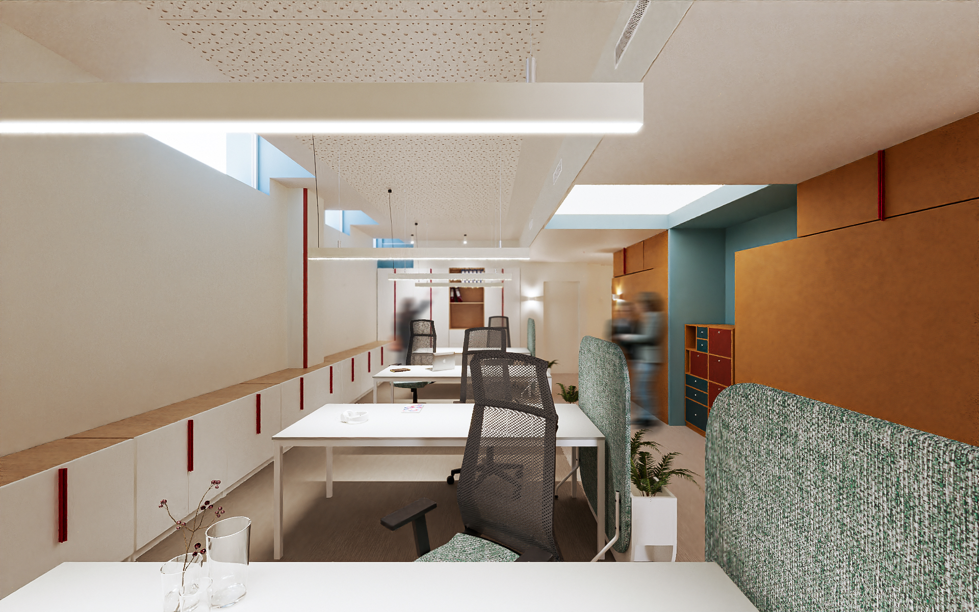 Zona de trabajo común